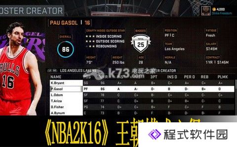 NBA2K16王朝模式心得